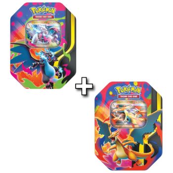 Konvolut aus 2 Pokéboxen – 8 Booster – Mega-Glurak EX (X & Y) – Pokémon – FR