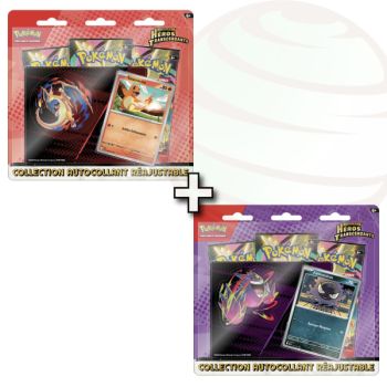 photo 2er-Pack Tri-Pack – 3 Booster – Gastly/Glumanda – Mega-Entwicklung – Transzendente Helden [ME02.5][ASC] – Pokémon – FR