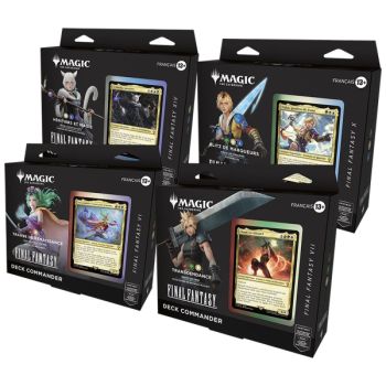Item Lot mit 4 Commander Decks – Final Fantasy – Magic The Gathering – FR