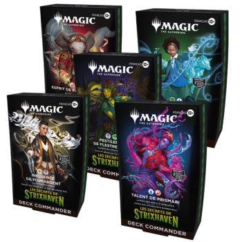 photo Konvolut von 5 Commander-Decks – Geheimnisse von Strixhaven – Magic: The Gathering – FR