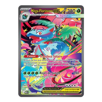 Mega-Bisaflor-ex – Besondere Illustration, Selten 177/132 – Mega-Entwicklung