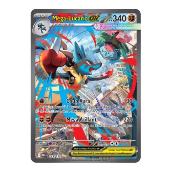 Mega-Lucario-ex – Seltene Spezialillustration 179/132 – Mega-Entwicklung