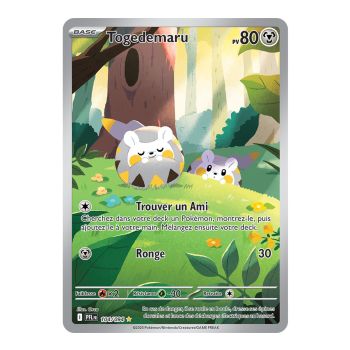 Togedemaru - Seltene Illustration 104/94 - Mega-Entwicklung 2 Phantasmagorische Flammen