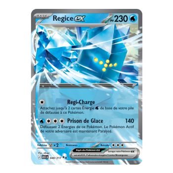 Regice EX - Doppelt selten 48/217 - ME02.5 - Pokémon - Mega-Entwicklung Transzendente Helden