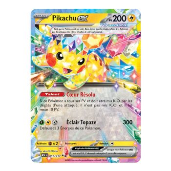 Pikachu EX - Doppelt selten 57/217 - ME02.5 - Pokémon - Mega Evolution Transcendent Heroes