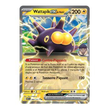 Wattapik EX von Nabil - Doppelt selten 68/217 - ME02.5 - Pokémon - Mega-Entwicklung Transzendente Helden