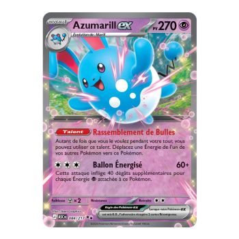Azumarill EX - Doppelt selten 84/217 - ME02.5 - Pokémon - Mega-Entwicklung Transzendente Helden