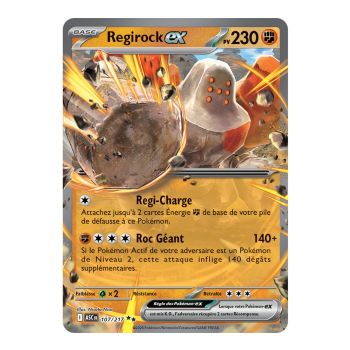 Regirock EX - Doppelt selten 107/217 - ME02.5 - Pokémon - Mega-Entwicklung Transzendente Helden