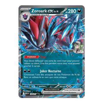 Zoroark EXde N - Doppelt selten 137/217 - ME02.5 - Pokémon - Mega-Entwicklung Transzendente Helden