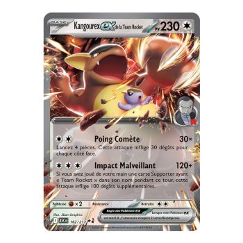 Kangaskhan EX von Team Rocket - Doppelt selten 162/217 - ME02.5 - Pokémon - Mega-Entwicklung Transzendente Helden