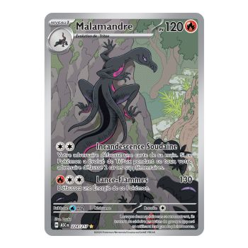 Malamandre – Seltene Illustration 224/217 – ME02.5 – Pokémon – Mega-Entwicklung: Transzendente Helden