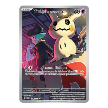 Team Rocket Mimikyu – Seltene Illustration 238/217 – ME02.5 – Pokémon – Mega-Entwicklung: Transzendente Helden