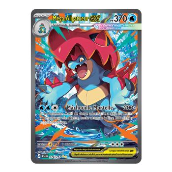 Mega-Feraligatr EX – Seltene Spezialillustration 274/217 – ME02.5 – Pokémon – Mega-Entwicklung Transzendente Helden