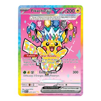 Pikachu EX – Seltene Spezialillustration 277/217 – ME02.5 – Pokémon – Mega-Entwicklung: Transzendente Helden