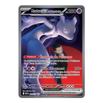 Mewtu EX von Team Rocket – Seltene Spezialillustration 281/217 – ME02.5 – Pokémon – Mega-Entwicklung Transzendente Helden