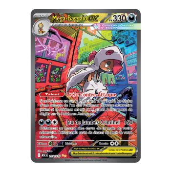 Mega Scraggy EX – Seltene Spezialillustration 285/217 – ME02.5 – Pokémon – Mega-Entwicklung Transzendente Helden