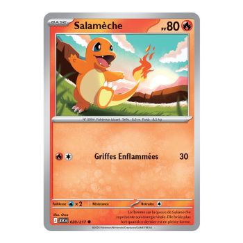 Charmander - Umgekehrter Pokéball 20/217 - ME02.5 - Pokémon - Mega-Entwicklung Transzendente Helden