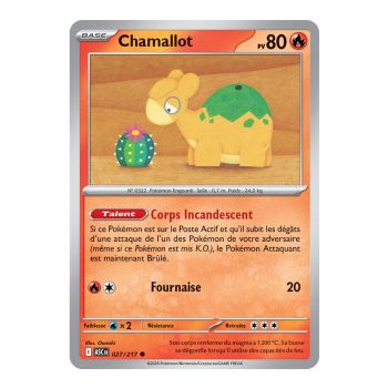 Chamallot – Umgekehrter Pokéball 27/217 – ME02.5 – Pokémon – Mega-Entwicklung: Transzendente Helden