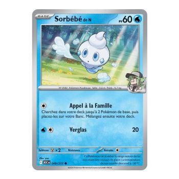 N's Sorbébé – Reverse Pokéball 49/217 – ME02.5 – Pokémon – Mega Evolution Transcendent Heroes