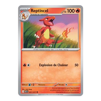 Charmeleon - Umgekehrter Pokéball 21/217 - ME02.5 - Pokémon - Mega-Entwicklung Transzendente Helden