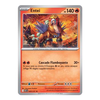 Entei - Umgekehrter Pokéball 25/217 - ME02.5 - Pokémon - Mega-Entwicklung Transzendente Helden