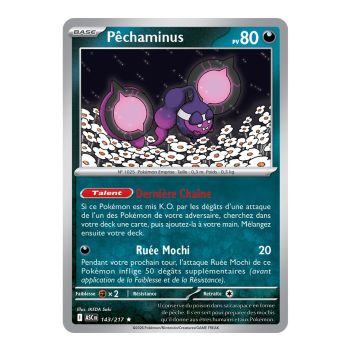 Pechaminus – Reverse Pokéball 143/217 – ME02.5 – Pokémon – Mega Evolution Transcendent Heroes