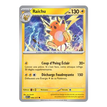Raichu – Ungewöhnlich 56/217 – ME02.5 – Pokémon – Mega-Entwicklung Transzendente Helden