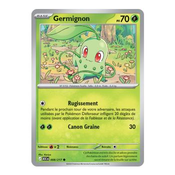 Chikorita – Gewöhnlich 8/217 – ME02.5 – Pokémon – Mega Evolution Transcendent Heroes