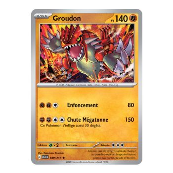 Groudon - Reverse 108/217 - ME02.5 - Pokémon - Mega Evolution Transcendent Heroes