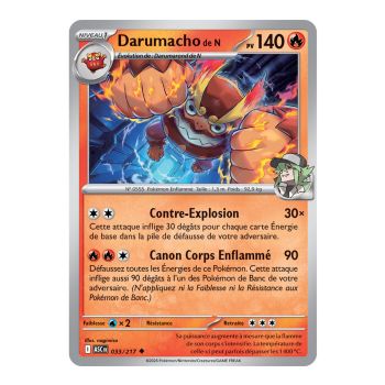 Darumacho von N - Reverse 33/217 - ME02.5 - Pokémon - Mega Evolution Transcendent Heroes