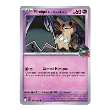 Team Rockets Mimikyu - Reverse Holo 97/217 - ME02.5 - Pokémon - Mega Evolution Transcendent Heroes