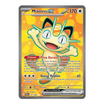Mauzi EX – Ultra Rare 107/88 – ME03 – Pokémon – Mega-Entwicklung „Perfect Balance“
