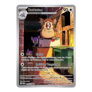 photo Raticate – Seltene Illustration 99/88 – ME03 – Pokémon – Mega-Entwicklung „Perfekte Balance“