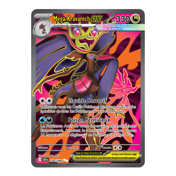 Mega-Kravarech-ex - Ultra Rare 104/86 - ME04 - Pokémon - Mega Evolution Chaos Rising