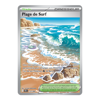 Surf Beach - Ultra Rare 114/86 - ME04 - Pokémon - Mega Evolution Chaos Rising
