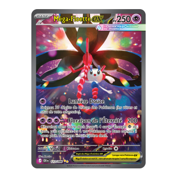 Mega-Floette-ex - Besondere Illustration, Selten 117/86 - ME04 - Pokémon - Mega-Entwicklung Chaos Rising
