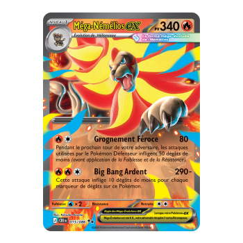 Mega Pyroar-ex - Doppelt selten 15/86 - ME04 - Pokémon - Mega-Entwicklung Chaos Rising