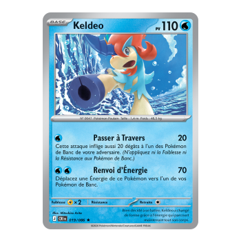 Keldeo - Holo Rare 19/86 - ME04 - Pokémon - Mega Evolution Chaos Rising