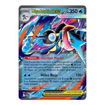 Mega-Greninja-ex - Doppelt selten 22/86 - ME04 - Pokémon - Mega-Entwicklung Chaos Rising