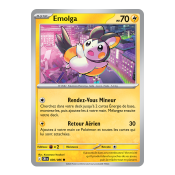 Emolga - Häufig 30/86 - ME04 - Pokémon - Mega-Entwicklung Chaos Rising