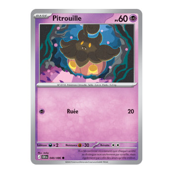 Pumpkaboo - Häufig 40/86 - ME04 - Pokémon - Mega-Entwicklung Chaos Rising