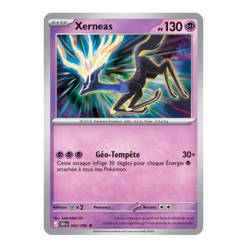 Xerneas - Holo Rare 42/86 - ME04 - Pokémon - Mega Evolution Chaos Rising