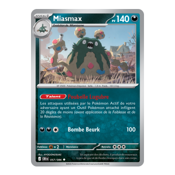 Miasmax - Ungewöhnlich 57/86 - ME04 - Pokémon - Mega-Entwicklung Chaos Rising