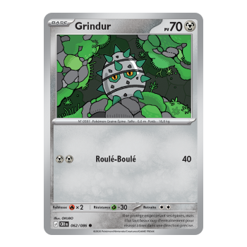 Grindur - Reverse 62/86 - ME04 - Pokémon - Mega Evolution Chaos Rising