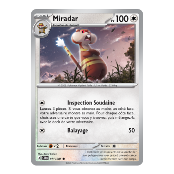 Miradar - Reverse 71/86 - ME04 - Pokémon - Mega Evolution Chaos Rising