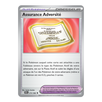 Assurance Adversity - Reverse 74/86 - ME04 - Pokémon - Mega Evolution Chaos Rising