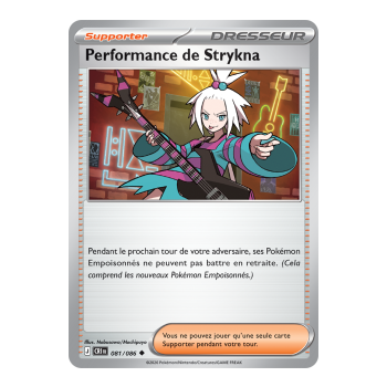 Strykna Performance – Reverse 81/86 – ME04 – Pokémon – Mega Evolution Chaos Rising