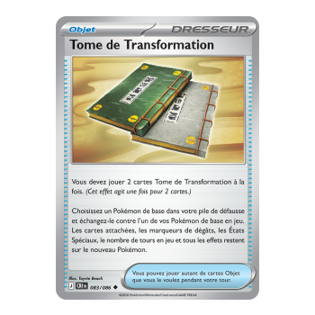 Transformationsbuch - Reverse 83/86 - ME04 - Pokémon - Mega-Entwicklung Chaos Rising