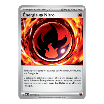 FireNitro Energy - Reverse 86/86 - ME04 - Pokémon - Mega Evolution Chaos Rising