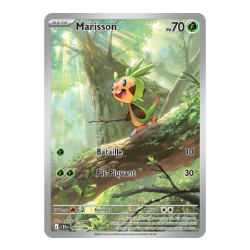 Chespin – Seltene Illustration 87/86 – ME04 – Pokémon – Mega-Entwicklung Chaos Rising